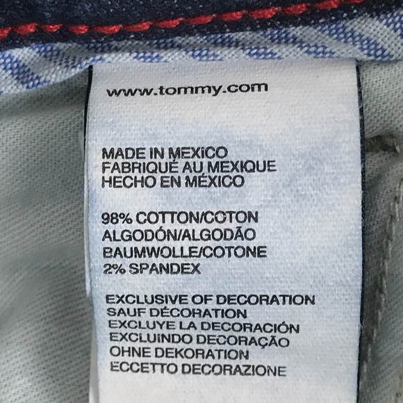 Tommy Hilfiger Spirit Crop Jeans Size 4 Women Blue - Picture 7 of 8